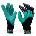 New Nylon+latex safety work gloves for garden digging planting